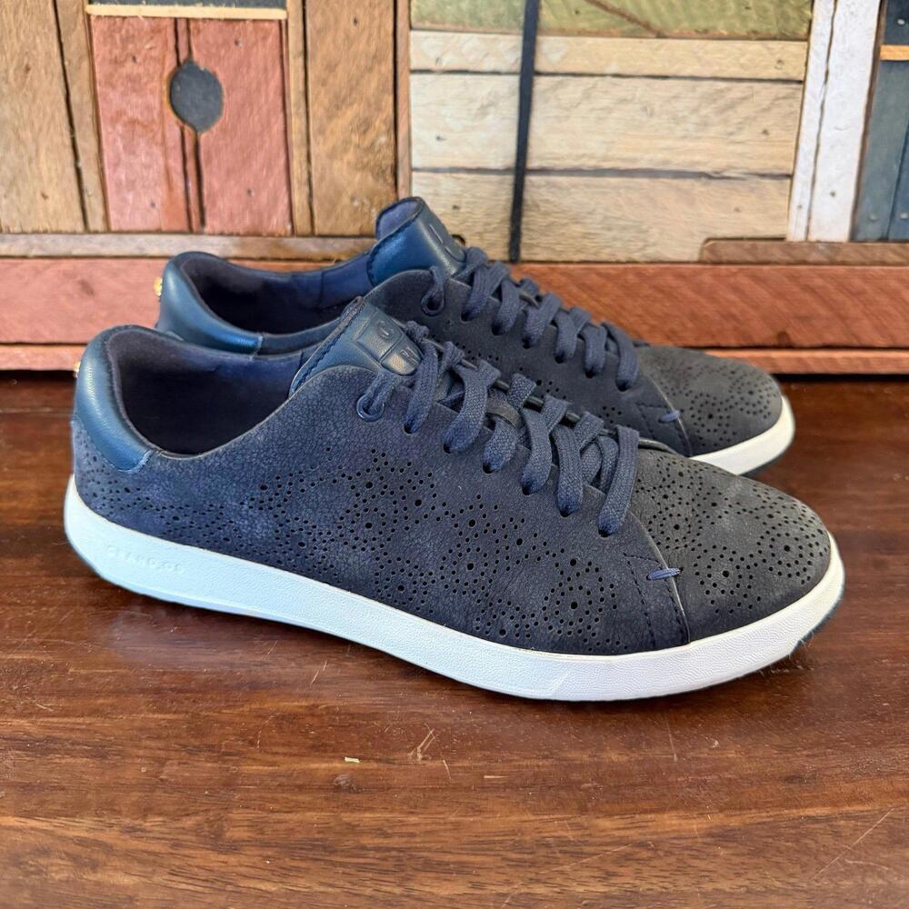 Cole Haan Women's GrandPro Paisley Perforated Sneakers 6 - Picture 3 of 6
